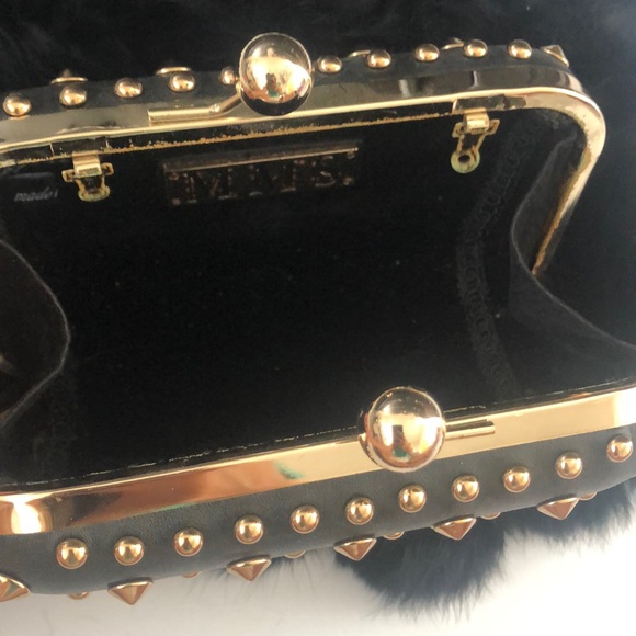 Black studded clutch - Picture 3 of 3
